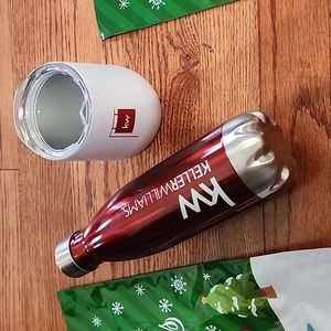 NEW Keller Williams  thermal travel bottle and cup.